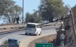 תקיפת הרכב הפלסטיני (צילום: רשתות חברתיות, שימוש לפי סעיף 27 א')