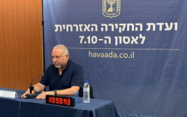 אביגדור ליברמן בועדת החקירה האזרחית (צילום: ללא קרדיט)