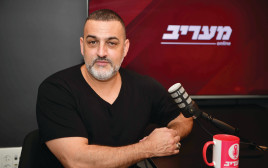 קובי אפללו בפודקאסט של "מעריב" (צילום: אבשלום ששוני)