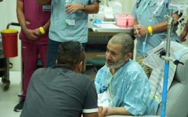 קאיד פרחאן קאדי בבית החולים (צילום: לע"מ,יוסי איפרגן)