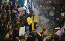 הפגנות לשחרור החטופים - לוחות הברית (צילום: אבשלום ששוני)