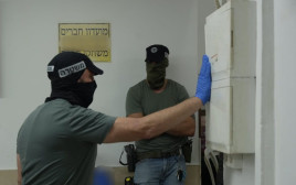 זירת האירוע (צילום: דוברות המשטרה)