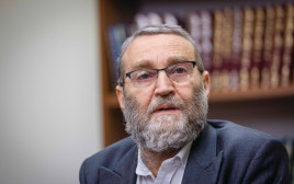 משה גפני מיהדות התורה (צילום: אוליביה פיטוסי, פלאש 90)
