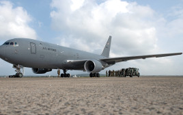 מטוס KC-46A פגסוס, שעתיד להיות מסופק לישראל עד סוף 2026 (צילום: רויטרס)