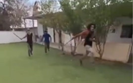 פעילי ימין קיצוני תוקפים מורים ותלמידים בבית הספר הבדואי "כעבנה" שליד יריחו (צילום: רשתות חברתיות, שימוש לפי סעיף 27 א')