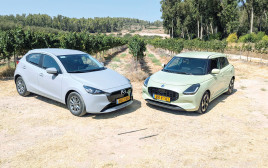 מבחן השוואתי מאזדה וסוזוקי (צילום: קינן כהן)