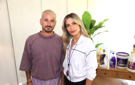 מירן ומאור בוזגלו בצילומי קמפיין טאצ' (צילום: אור גפן)