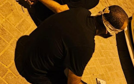 תיעוד חלק מהעצורים בזירת הירי ברמלה (צילום: דוברות המשטרה)