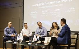 בוועידת התשתיות, האנרגיה והתחבורה של קבוצת הג'רוזלם פוסט, מעריב ואתר וואלה (צילום: מרק ישראל סלם)