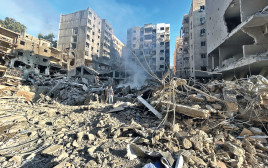 תקיפות בביירות (צילום: Getty images)