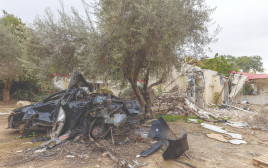 חורבן בקיבוץ נירים (צילום: יוסי אלוני, פלאש 90)