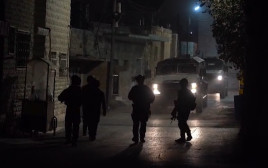 מעצר המבוקשים בתקוע (צילום: דובר צה"ל)