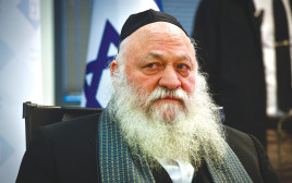 שר השיכון והבינוי, יצחק גולדקנופף (צילום: אבשלום ששוני)