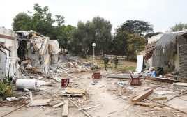 כפר עזה אחרי הטבח  (צילום: גילי יערי פלאש 90)