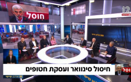 אולפן שישי פרשנים (צילום: צילום מסך קשת 12)