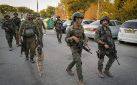 לוחמי מילואים ברמת הגולן חרבות ברזל (צילום: מיכאל גלעדי פלאש 90)