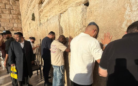 פלויד מייוות'ר בכותל (צילום: באדיבות: איציק אוחנה כיכר השבת והרבנית של האינסטגרם)