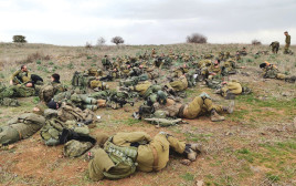 סעדיה. מנוחת הלוחמים  (צילום: באדיבות הפלוגה)