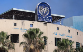 "המטרה שלהם היא לא לאפשר ליהודים שום ריבונות, בשום מקום". בתמונה: מתקן אונר"א בעזה (צילום: רויטרס)