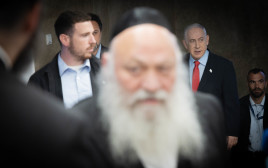 יצחק גולדקנופף, בנימין נתניהו (צילום: חיים גולדברג, פלאש 90)