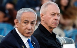 יואב גלנט, בנימין נתניהו (צילום: REUTERS/Amir Cohen)