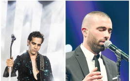 עומר אדם ואביב גפן (צילום: שרון רביבו,אלון לוין)