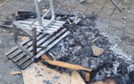 ונדליזם בבסיס זק"א בחולון (צילום: זק"א)