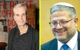 השר איתמר בן גביר , אברי גלעד  (צילום: רפי דלויה,יונתן זינדל, פלאש 90)