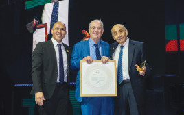 סוארי, צוקר ופרופ' חן בערב ההוקרה. חיזוק משמעותי למערך הרפואה  (צילום: איתי בלסון)