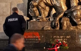 אנדרטת מרד גטו ורשה (צילום: רשתות חברתיות)