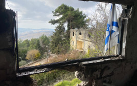 ההרס בקריית שמונה ביום שאחרי הפסקת האש (צילום: אבשלום שושני)