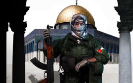 "אחמד אל-פלסטיני" גיבור משחק המחשב "אבירי אל אקצה" (צילום: צילום מסך רשת X)