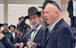 יואב גלנט בכנס שלוחי חב"ד בברוקלין (צילום: שימוש לפי סעיף 27א')