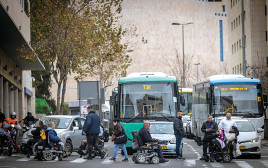בעלי מוגבלויות (צילום: חיים גולדברג, פלאש 90)