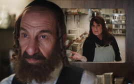 ששון גבאי ורותם אבוהב ב"קוגל" (צילום: גיא רז)