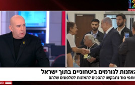 ניר דבורי, בנימין נתניהו (צילום: צילום מסך חדשות 12)