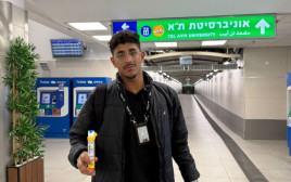 משה חיים כהן. הבחין בהתקף וסייע בטיפול  (צילום: מד"א)