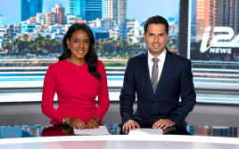 סיון סיסאי ונדב אלימלך (צילום: i24NEWS)