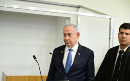 בנימין נתניהו בבית המשפט (צילום: יוסי זליגר)