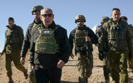 בנימין נתניהו בחרמון הסורי (צילום: מעיין טואף, לע"מ)