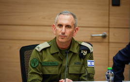 דובר צה"ל, תא"ל דניאל הגרי בוועדת חוץ וביטחון (צילום: נועם מושקוביץ דוברות הכנסת)