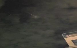 יירוט הטיל מעל בית"ר (צילום: רשתות שימוש לפי סעיף 27)