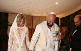 החתונה של אברהם טל ושלומית ויזנר (צילום: עידן חסון)