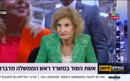 עדנה חלבני (צילום: צילום מסך קשת 12)