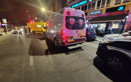 אתר הפציעה ברמת גן (צילום: דוברות הצלה)