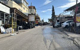זירת האירוע (צילום: אלון חכמון)