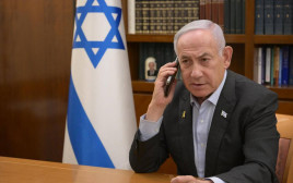 רה"מ בשיחה עם הנשיא הנבחר טראמפ (צילום: עמוס בן גרשום, לע"מ)
