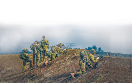 מילואימניקים חרבות ברזל בגזרה הצפונית (צילום: דודו כהן, פלאש 90)