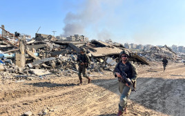 כוחות צה"ל ברצועת עזה (צילום: אבי אשכנזי)