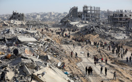 הרס בעזה (צילום: REUTERS/Dawoud Abu Alkas)
